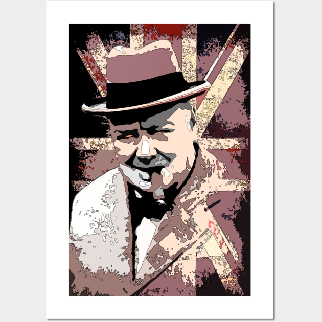 Sir Winston Churchill Wall Art by oryan80